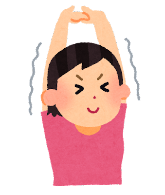 背伸び